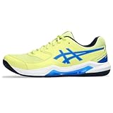 ASICS Homme Gel-Dedicate 8 Padel Sneaker, Glow Yellow/Illusion Blue, 39 EU