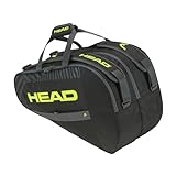 HEAD Base Padel Bag Unisex, Noir/Yellow, M